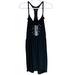 American Eagle Outfitters Dresses | American Eagle Black Crochet Straps Sleeveless Dress Size Medium | Color: Black/White | Size: M