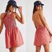 Free People Dresses | Free People Petunia Mini Dress Poppy Combo Nwt $128 | Color: Orange/Pink | Size: M