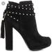 Jessica Simpson Shoes | Jessica Simpson Nwt Anniversary Collection Black Real Suede Platform Boo | Color: Black | Size: 8.5