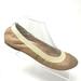 J. Crew Shoes | J Crew Mila Ballet Flat Neutral Stretch Cap Toe Italy Womens Size 8 | Color: Brown | Size: 8