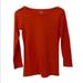 J. Crew Tops | J Crew Long Sleeve T-Shirt Xs Orange Color | Color: Orange | Size: Xs