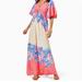 Lilly Pulitzer Dresses | Lilly Pulitzer Elbow Sleeve Maxi Dress Size 10 | Color: Blue/Pink | Size: 10