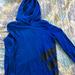Adidas Shirts & Tops | Blue Adidas Long Sleeve Shirt With Hood Size Youth Medium | Color: Blue | Size: Mb