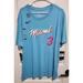Nike Shirts | Dwyane Wade #3 Miami Vice City Jersey T Shirt Mens Xl Dwayne Nike New Blue Punk | Color: Blue/Pink | Size: Xl