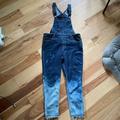 Levi's Jeans | Levi's Skinny Side Zip Bleached Bib Overalls | Color: Blue | Size: 34