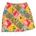 Lilly Pulitzer Skirts | Lilly Pulitzer Patchwork Skirt Size 4 | Color: Pink/Yellow | Size: 4