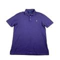 Polo By Ralph Lauren Shirts | Men’s Polo Golf Ralph Lauren Pro Fit Purple & Gray Striped Polo Shirt Size L | Color: Gray/Purple | Size: L