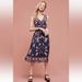 Anthropologie Dresses | Anthropologie Moulinette Soeurs Embroidered Alicante Dress Size: 8 | Color: Blue/Brown | Size: 6