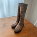 Burberry Shoes | Burberry Authentic Rain Boots Nova Check Plaid | Color: Black/Tan | Size: 38