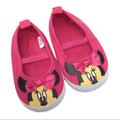 Disney Shoes | Disney | Pink Minnie Mouse Soft Sole Crib Shoes | Color: Black/Pink | Size: 3-6m