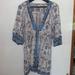 Free People Dresses | Free People Blue And White Tunic/Dress | Color: Blue/Red/White | Size: S