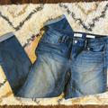 Jessica Simpson Jeans | Jessica Simpson Cropped Denim Jeans Rolled Crop Skinny Size 6 | Color: Blue | Size: 6