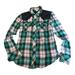 Levi's Tops | 3/$5 Levi’s Flannel Shirt | Color: Green | Size: S