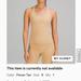 Lululemon Athletica Tops | Cool Racerback Tank Top - Pecan Size 6 Lululemon | Color: Tan | Size: 6