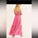 Anthropologie Dresses | Anthropologie Carolina K Marieta Mesh Embroidered Cotton Maxi Dress $358 | Color: Pink | Size: M