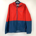 Columbia Jackets & Coats | Columbia Red Colorblock Waterproof Packable Light Roan Mountain Jacket Coat Read | Color: Blue/Red | Size: L