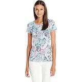 Lilly Pulitzer Tops | Lilly Pulitzer Shell Me About It Karrie Crew-Neck T- Shirt Size Small | Color: Blue | Size: S