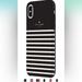 Kate Spade Accessories | Kate Spade New York Black/Cream Feeder Stripe Case For Iphone Xs Max. | Color: Black/Cream | Size: Os