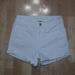 American Eagle Outfitters Shorts | American Eagle Outfitters Women's Sz 2 Hi-Rise Shortie Denim Jean Shorts | Color: White | Size: 2