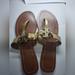 Tory Burch Shoes | Euc Tory Burch Sandals | Color: Gold/Tan | Size: 9