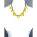 J. Crew Jewelry | J. Crew Yellow Stone & Crystal Flower Statement Necklace Euc | Color: Yellow | Size: Os