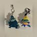 Disney Toys | Disney Haunted Mansion & Monsters At Work Bag Clips | Color: Blue | Size: Osg