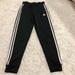 Adidas Bottoms | Adidas Boys Black Jogger Pants Size M 10-12 | Color: Black/White | Size: M(10-12)