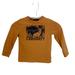 Carhartt Shirts & Tops | Carhartt Shirt Youth 2t Brown Long Sleeve Moose Graphic Outdoor Tee Kids Casual | Color: Brown | Size: 2tb