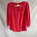 Kate Spade Tops | Kate Spade Pink/Red Long Sleeve Silk Top | Color: Pink/Red | Size: 10