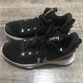 Nike Shoes | Nike Mens Lebron Witness V5 Black - White Cq9380-001 Basketball Shoes Sz 13 New | Color: Black/White | Size: 12