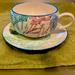 Anthropologie Dining | Anthropologie Cup And Saucer | Color: Blue/White | Size: Os