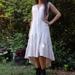 Anthropologie Dresses | Anthropologie Drew Cotton Sun Dress Cream-White High-Low Button Midi Med | Color: Cream/White | Size: M