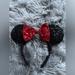 Disney Accessories | Disney Mini Mouse Ears | Color: Black/Red | Size: Os