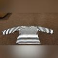 J. Crew Tops | J Crew Xs Women’s Nautical Stripe Top Blouse Shirt Poofy Shoulder Ls Casual Euc | Color: Blue/White | Size: Xs