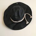 Free People Accessories | Free People Peter Grimm Black Straw Rope Hat | Color: Black | Size: Os