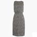 J. Crew Dresses | J. Crew Going Places Layered Black Tweed Dress 14 | Color: Black/White | Size: Various