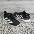 Adidas Shoes | Black & White Adidas Adizero Ubersonic Tennis Shoes Sz 12 Prime Blue Lightstrike | Color: Black/White | Size: 12