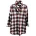 Ralph Lauren Dresses | Lauren Ralph Lauren Womens Plaid Fleece 3/4 Sleeves Mini Dress Size M | Color: Purple | Size: M