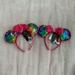 Disney Accessories | Disney Minnie Mouse Sequin Rainbow Mermaid Two Pairs Of Headband Ears Adult | Color: Blue/Pink | Size: Os