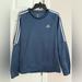 Adidas Shirts | Adidas Mens Size M Blue Running Long Sleeve Pullover Sweatshirt Climawarm | Color: Blue | Size: M