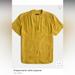 J. Crew Tops | J.Crew Drapey Band-Collar Popover. Used With No Damage. | Color: Gold | Size: M