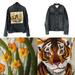Levi's Jackets & Coats | Custom Levi's Denim Jacket Xl Trucker Tiger Vintage Embroidery Crewel Work | Color: Blue | Size: Xl