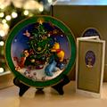 Disney Holiday | Disney Enchanted Christmas 8” Plate - Winnie The Pooh & Friends - In Box! | Color: Red | Size: Os
