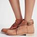 Free People Shoes | Free People Las Palmas Tan Ankle Boots With Buckle | Color: Tan | Size: 38