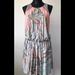 Jessica Simpson Dresses | Jessica Simpson Sleeveless Dress Abstract Print Pink Gray Green White Size 8 | Color: Pink | Size: 8