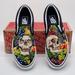 Vans Shoes | - Van's Classic Slip-On Fruit Skull Sneaker Shoes Sz.9 Mens New | Color: Black/Green | Size: 9