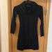 Athleta Dresses | Athleta Women’s Camber Cowl Neck Knit Sweater Dress Black Size Xs | Color: Black | Size: Xs