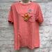 Disney Tops | Disney's Winnie The Pooh 90s Y2k Tee Shirt Coral Pink Embroidered Sz Medium M | Color: Pink | Size: M