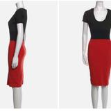 Lularoe Dresses | Lularoe Black And Red Midi Dress | Color: Black/Red | Size: Xxs