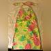 Lilly Pulitzer Dresses | Lily Pulitzer Girls/Women’s Halter Top Dress | Color: Pink/Yellow | Size: 14g